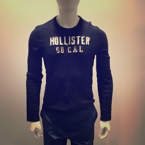 Navy Hollister Waffle Thermal